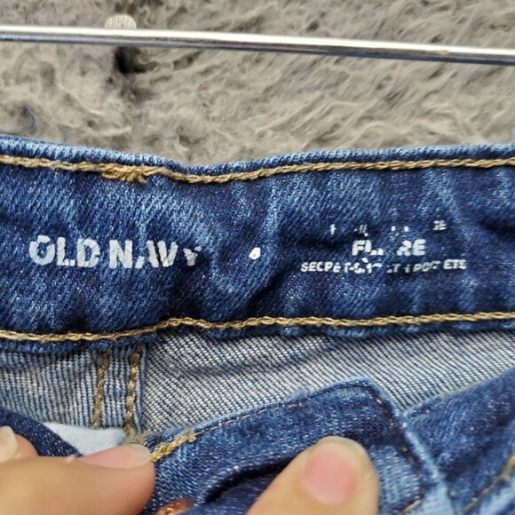 Old Navy Jeans Womens Size 4 Blue Flare Stretch High Rise Comfortable Denim - Picture 2 of 12